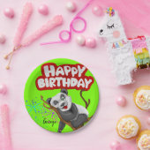 Paper Tellers, glücklich zum Geburtstag Panda Bäre Pappteller (Party)