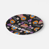 Paper Tellers, Happy 8. Geburtstag #8 Balloons Pappteller (Schrägansicht)