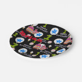 Paper Tellers, Happy First Birthday #1 Balloons Pappteller (Schrägansicht)