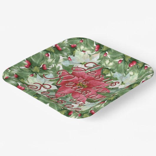 Paper Tellers - Jesus ist der Grund Pappteller (Gewinkelt)