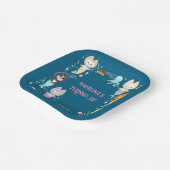 Paper Tellers Nautical Themed Geburtstagsparty. Pappteller (Gewinkelt)