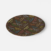 Paper Tellers November, 10 Geburtstag Pappteller (Schrägansicht)