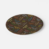 Paper Tellers November, 16 Geburtstag Pappteller (Schrägansicht)