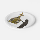 Paper Tellers Nun Pappteller (Schrägansicht)