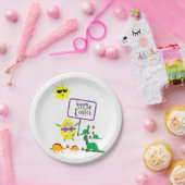 Paper Tellers Osterdinosaurier Pappteller (Party)