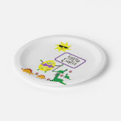 Paper Tellers Osterdinosaurier Pappteller (Schrägansicht)