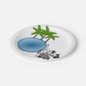 Paper Tellers Poolman Pappteller (Schrägansicht)