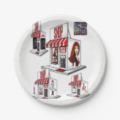 Paper Tellers Salon Pappteller (Vorderseite)