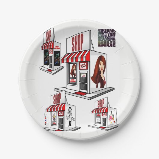 Paper Tellers Salon Pappteller (Vorderseite)