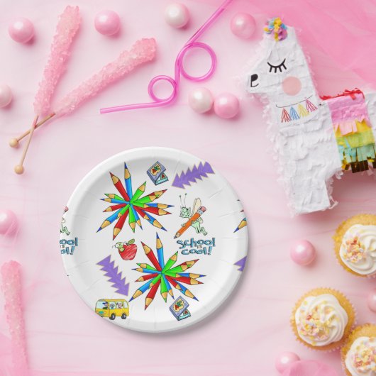 Paper Tellers School ist Cool Pappteller (Party)