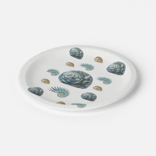 Paper Tellers Seashells Pappteller (Schrägansicht)
