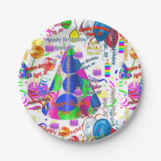 Paper Tellers September, 30. Pappteller (Vorderseite)