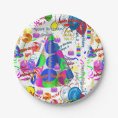 Paper Tellers September 3 Birthday Sept. Pappteller (Vorderseite)