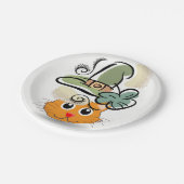 Paper Tellers St. Patrick's Day Cat Pappteller (Schrägansicht)