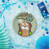 Paper Tellers St. Patrick's Day Dog Pappteller (Party)