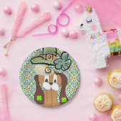 Paper Tellers St. Patrick's Day Dog Pappteller (Party)