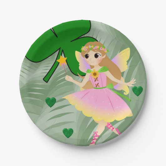 Paper Tellers St. Patrick's Day Fairy Pappteller (Vorderseite)