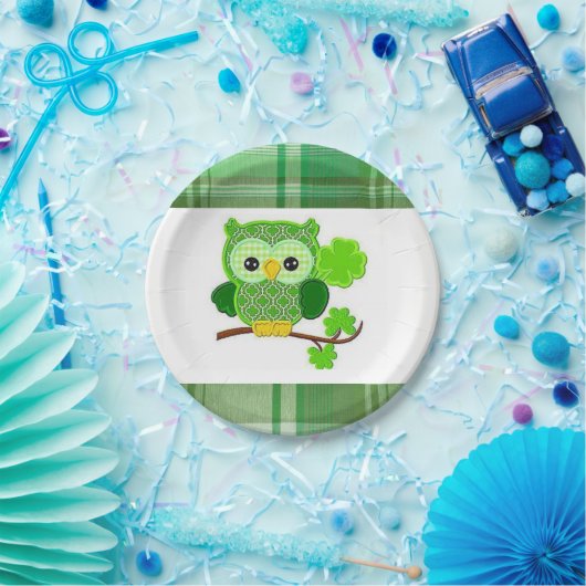 Paper Tellers St. Patrick's Day Owl Pappteller (Party)