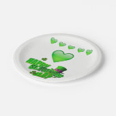 Paper Tellers St. Patrick's Day Pappteller (Schrägansicht)