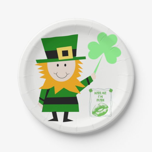 Paper Tellers St. Patrick's Day Pappteller (Vorderseite)
