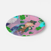 Paper Tellers St. Patrick's Day Pappteller (Schrägansicht)