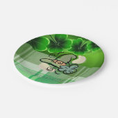 Paper Tellers St. Patrick's Day Pappteller (Schrägansicht)