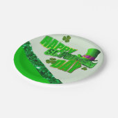 Paper Tellers St. Patrick's Day Pappteller (Schrägansicht)