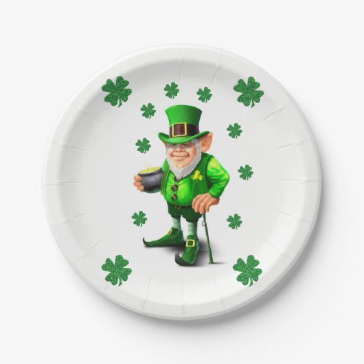 Paper Tellers St. Patrick's Day Pappteller (Vorderseite)