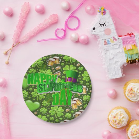 Paper Tellers St. Patrick's Day Pappteller (Party)