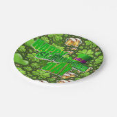 Paper Tellers St. Patrick's Day Pappteller (Schrägansicht)