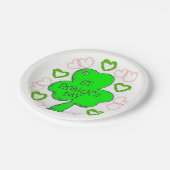 Paper Tellers St. Patrick's Day Pappteller (Schrägansicht)