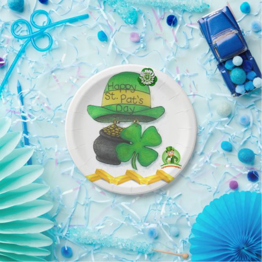 Paper Tellers St. Patrick's Day Pappteller (Party)