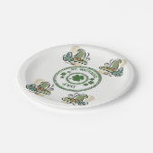 Paper Tellers St. Patrick's Day Pappteller (Schrägansicht)