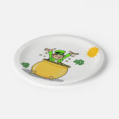 Paper Tellers St. Patrick's Day Pappteller (Schrägansicht)