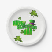 Paper Tellers St. Patrick's Day Pappteller (Vorderseite)
