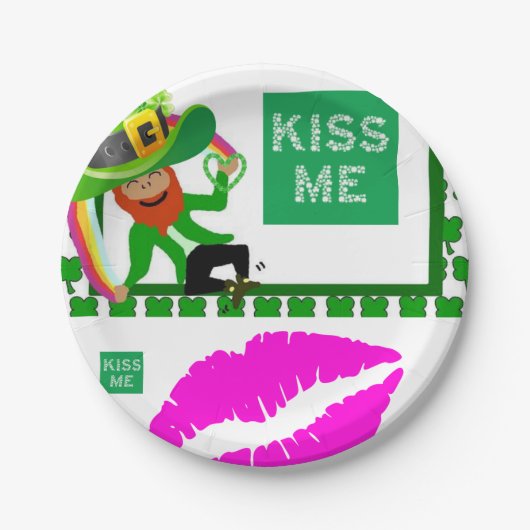 Paper Tellers St. Patrick's Day Pappteller (Vorderseite)