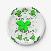 Paper Tellers St. Patrick's Day Pappteller (Vorderseite)