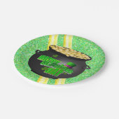 Paper Tellers St. Patrick's Day Pappteller (Schrägansicht)