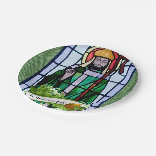 Paper Tellers St. Patrick's Day Pappteller (Schrägansicht)