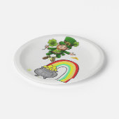 Paper Tellers St. Patrick's Day Pappteller (Schrägansicht)