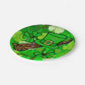 Paper Tellers St. Patrick's Day Pappteller (Schrägansicht)