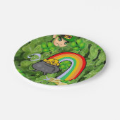 Paper Tellers St. Patrick's Day Pappteller (Schrägansicht)