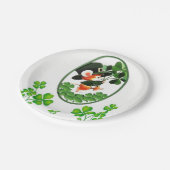Paper Tellers St. Patrick's Day Pappteller (Schrägansicht)