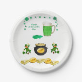 Paper Tellers St. Patrick's Day Pappteller (Vorderseite)