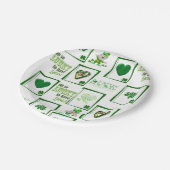 Paper Tellers St. Patrick's Day Pappteller (Schrägansicht)