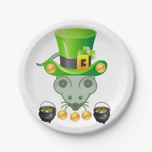 Paper Tellers St. Patrick's Day Pappteller (Vorderseite)