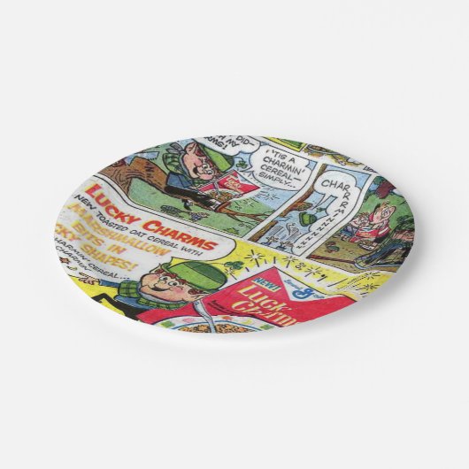 Paper Tellers St. Patrick's Day Pappteller (Schrägansicht)