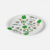 Paper Tellers St. Patrick's Day Pappteller (Schrägansicht)