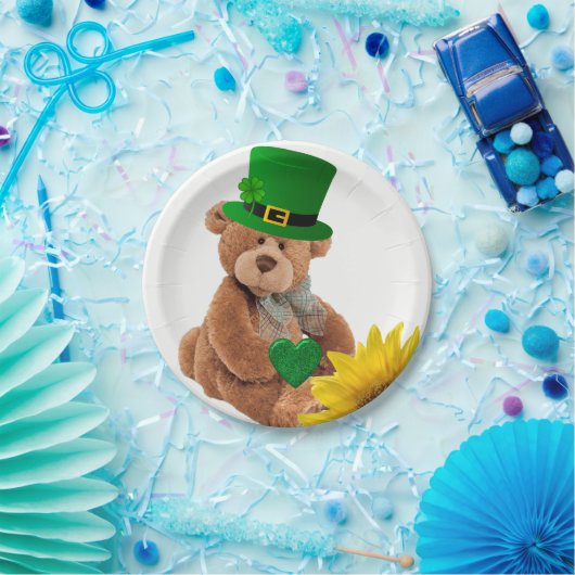 Paper Tellers St. Patrick's Day Teddy Bear Pappteller (Party)