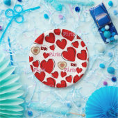 Paper Tellers Valentine's Day, Paris Frankreich Pappteller (Party)